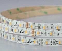LED en bande 60 LEDs/m RVB-WW 4 en 1 Puce - par 50cm