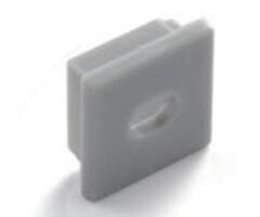 Embout pour profil en aluminium angulaire carré