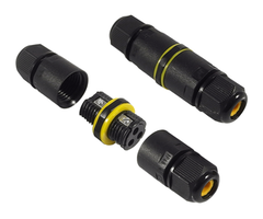 In-line Cable connector IP68 3-Pole