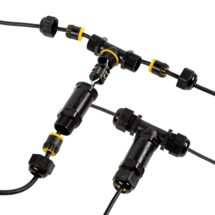 Kabelverbindung IP68 3-polig T-Stück