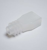 Tapa de extremo con alivio de tensión para tira LED flexible impermeable