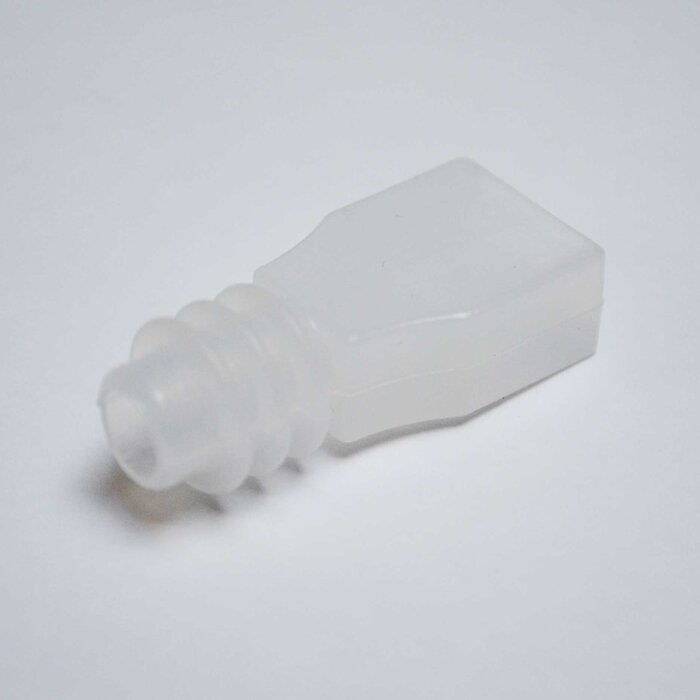 End Cap with strain-relief for waterproof flexible LED Strip