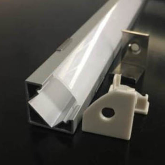 Aluminium hoekprofiel 1818 - 1 Meter