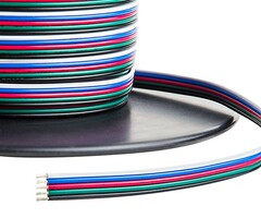 Kabel (5 Adern, RGBW) pro Meter