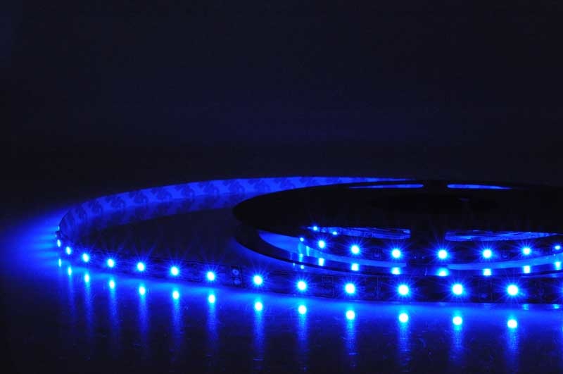 LEDTU-50M-BLU - Strisce LED decorative - - Bobina 50 metri TUBO LED luminoso  luce Blu 220v IP65 LUCE FISSA 2pin