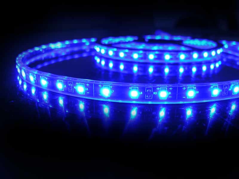 LED Strip Flexibel Waterdicht IP68 Blauw per 50cm