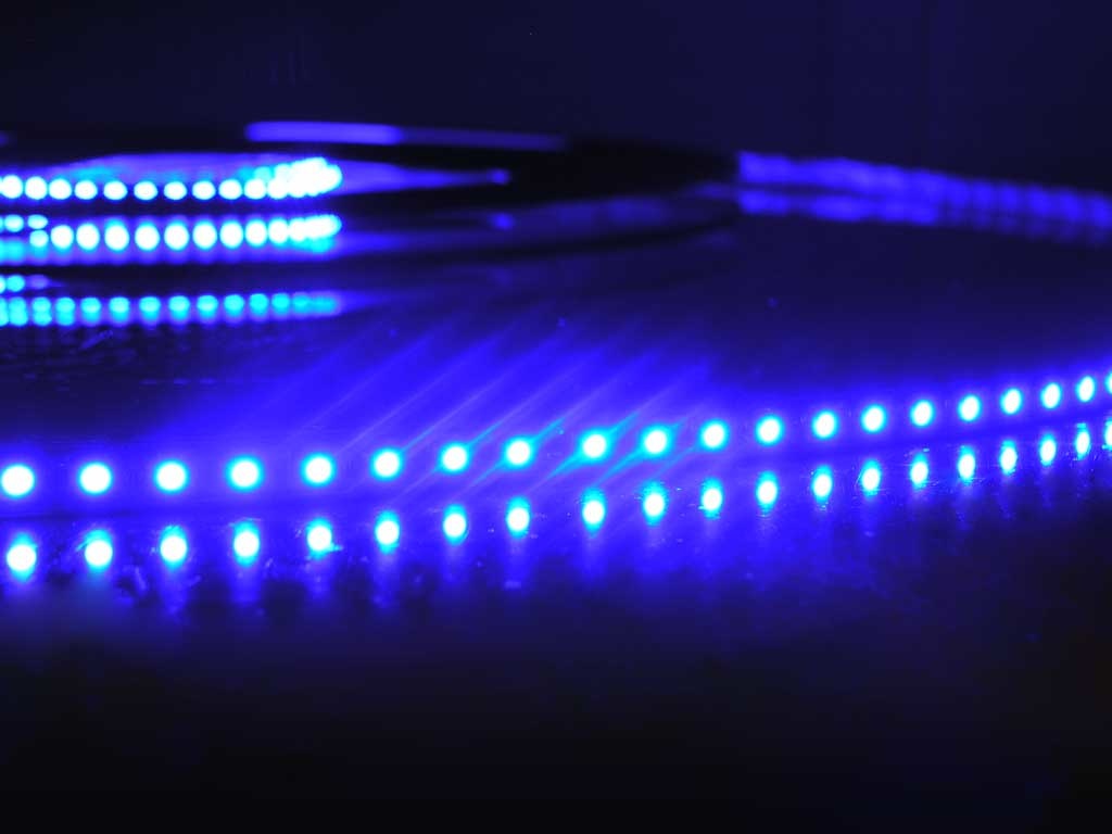 LED Strip flexible 120 LED/m Blue - per 50cm