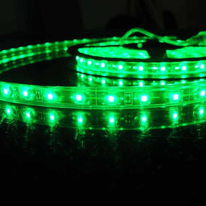 Striscia LED Verde Impermeabile (IP68) - per 50cm