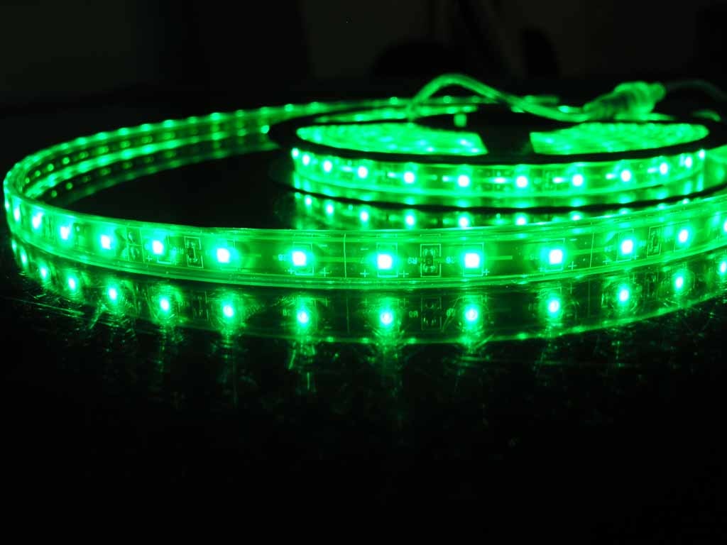 Tira LED Flexible Verde Impermeable (IP68) por 50cm