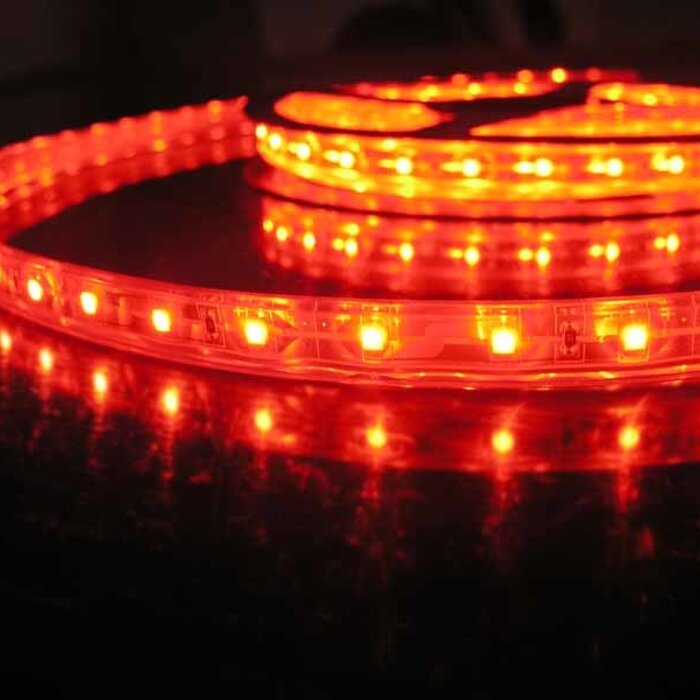 LED en bande auto-adhésive Étanche (IP68) Rouge par 50cm
