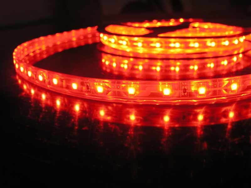 Striscia LED Rosso Impermeabile (IP68) - per 50cm