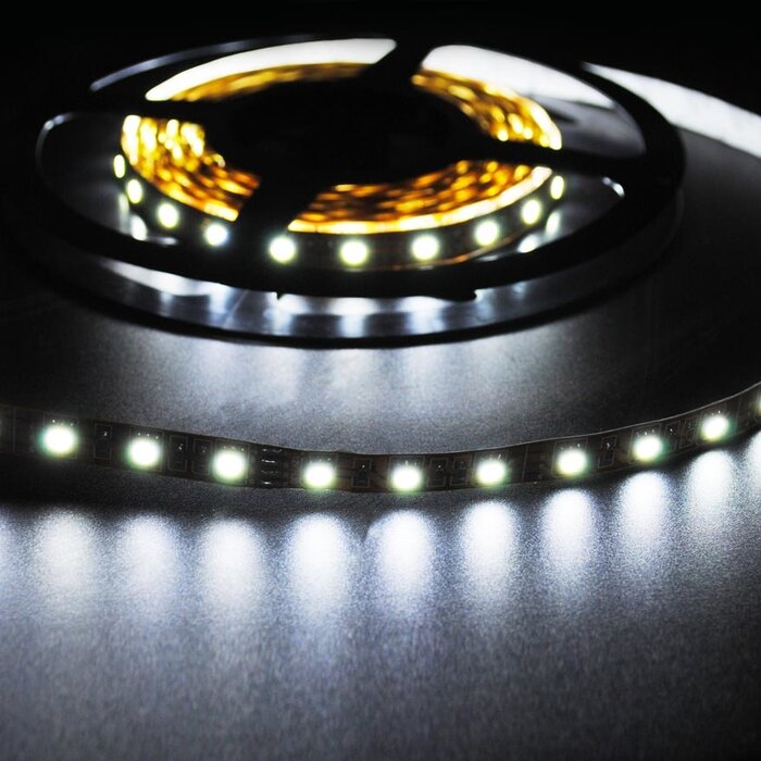 LED en bande auto-adhésive 5050 60 LED/m Blanc - par 50cm