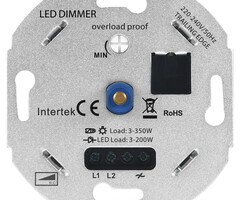 Dimmer LED 3-350W 220-240V - Taglio di fase