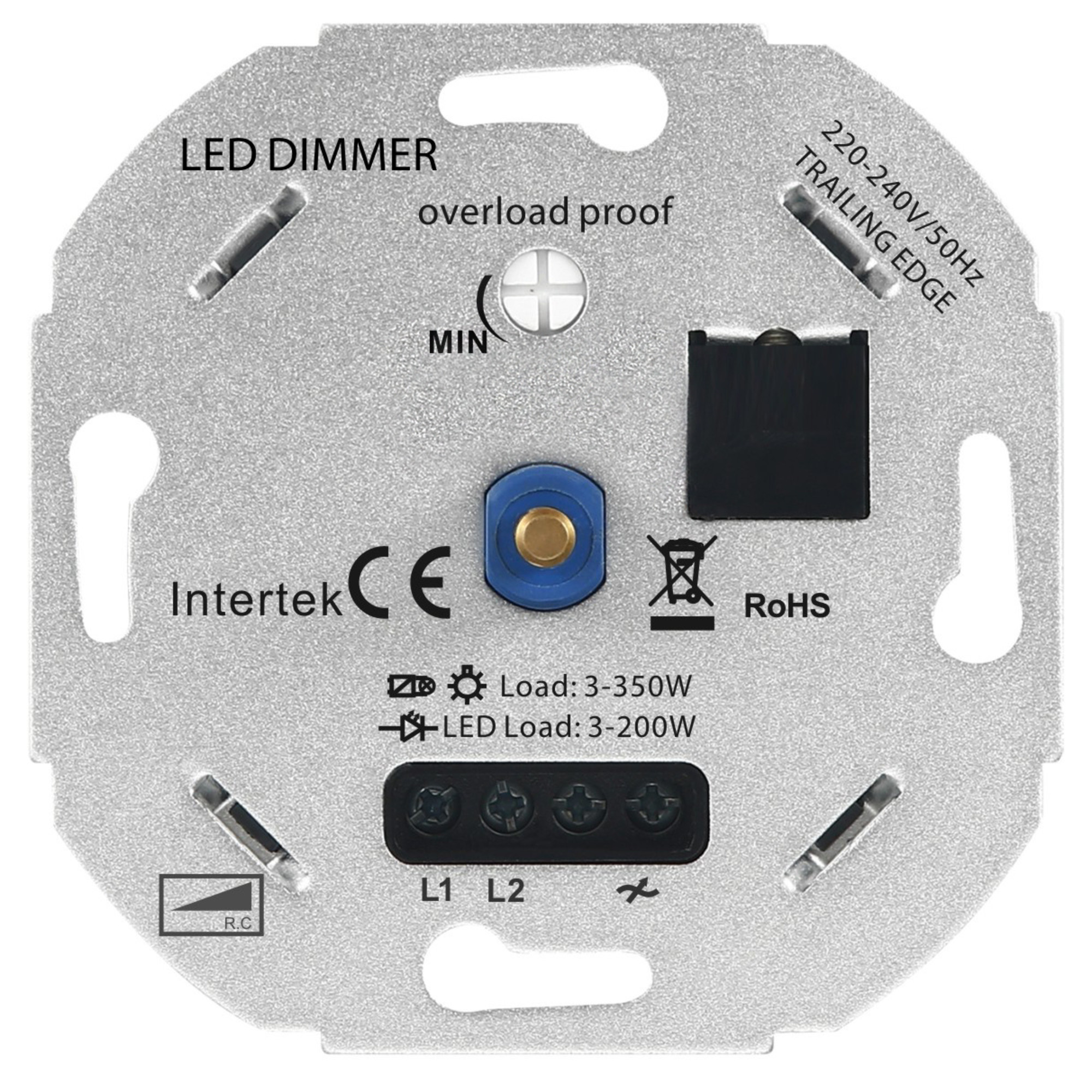 Gradateur LED 3-350W 220-240V - Coupure de Phase