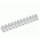 Terminal block white 2,5mm² strip of 12 pieces