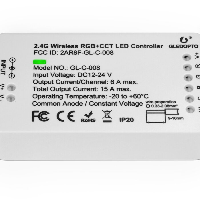 Gledopto Zigbee RGBCCT LED Streifen Controller