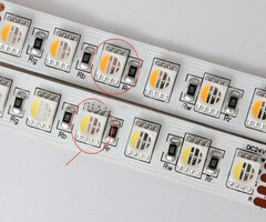 LED en bande 96 LEDs/m RVB-WW 4 en 1 Puce - par 50cm
