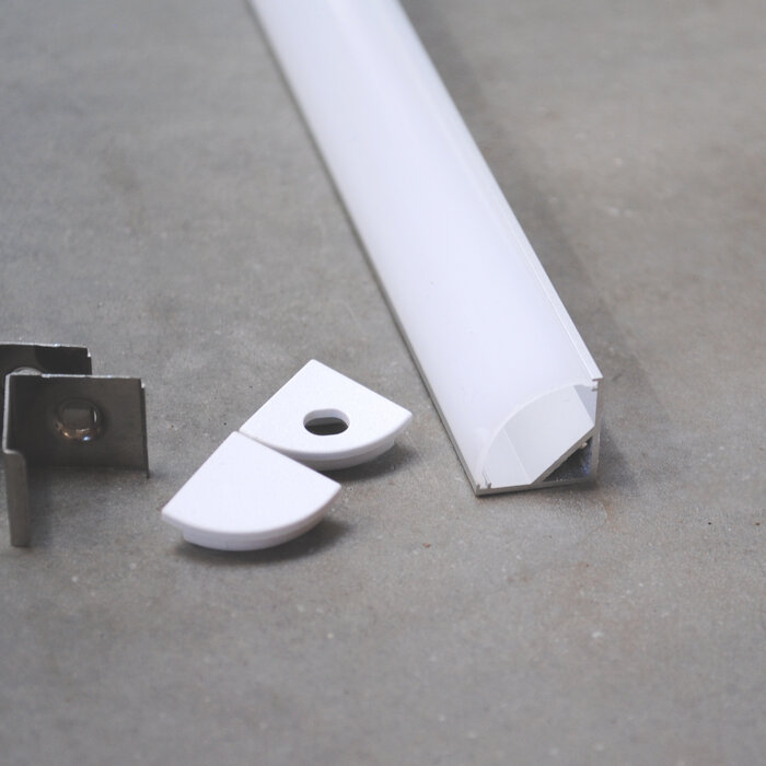 Aluminium hoekprofiel 1616A - 1 Meter