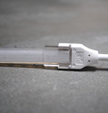 Soldeervrije connector IP67 2 pins 8mm PCB - connector met draad