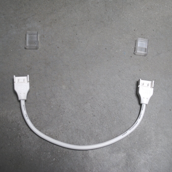 Connettore senza saldatura IP67 2 pin 8mm PCB striscia a striscia con cavo