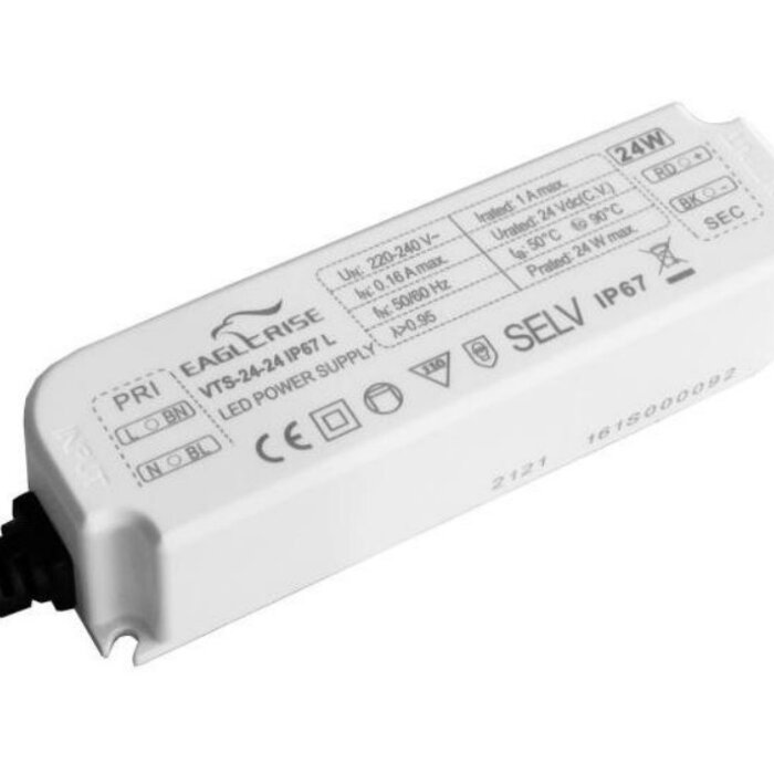 Eagle Rise Alimentación 24 Watts Impermeable PFC