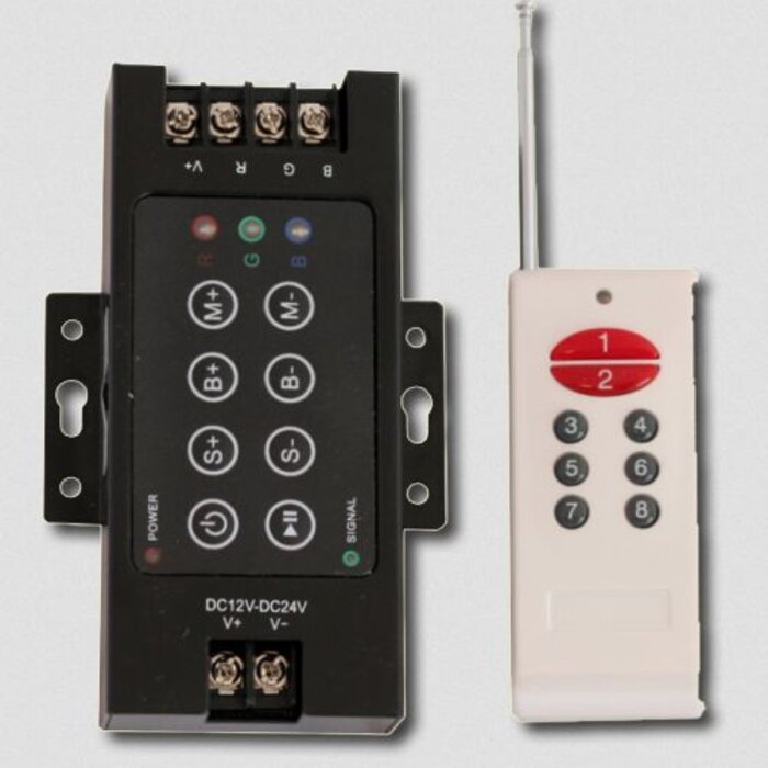 Controlador RGB con control remoto - 500W