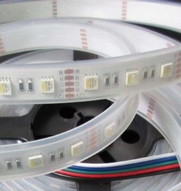 Tira LED Flexible 60 LEDs/m RGB-WW Solo Chip impermeable (IP68) por 50cm