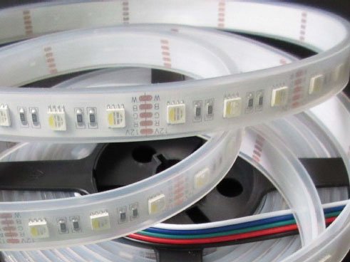 LED Streifen 60 LEDs/m RGB-WW 4-in-1 Chip Wasserdicht je 50cm