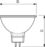 Philips CorePro 2.9W 2700K LED GU5.3 12V 2.9 Watts Gradable