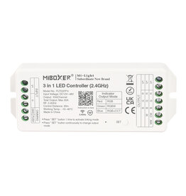 Miboxer Contrôleur LED RGB(W)(CCT)  3-en-1 pour télécommande 4 zones 20A 480W