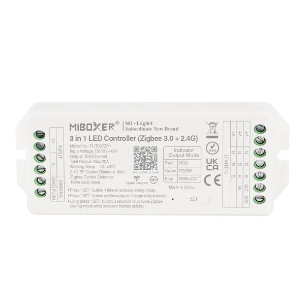 Contrôleur LED Miboxer 3-en-1 Zigbee 20A 480W