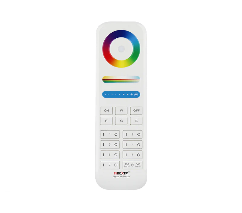 Miboxer Télécommande Miboxer Zigbee 3.0 FUT089Z RGB+CCT 7 zones