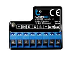 wLightbox v3 WiFi mini RGBCCT Controller