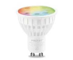 Miboxer Spot LED Milight / Miboxer GU10 4W RVB+CCT Zigbee + RF