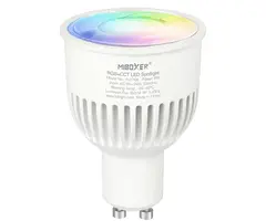 Miboxer Spot LED Milight / Miboxer GU10 6W RVB+CCT Zigbee