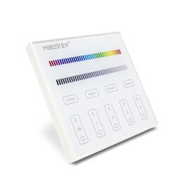 Miboxer Controlador de pared inalámbrico Miboxer T3 RGBW 4 zonas