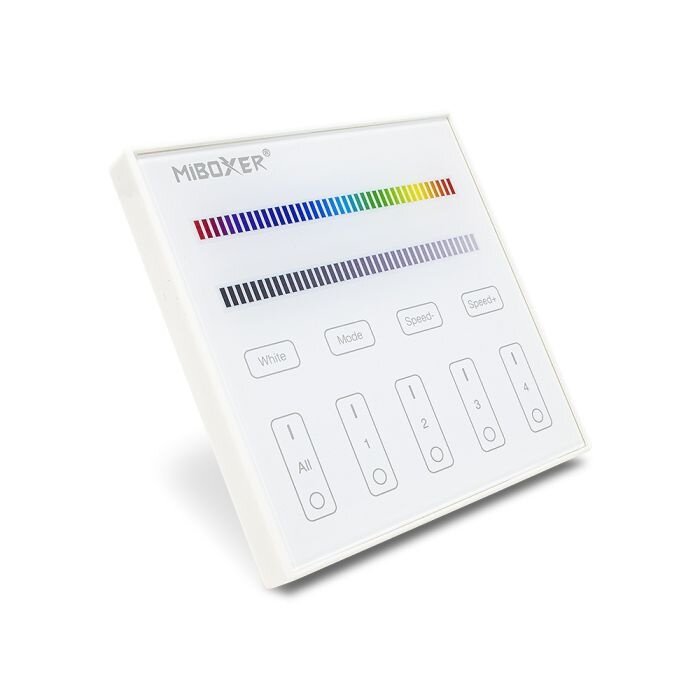 Miboxer Miboxer T3 RGBW 4 Zone draadloze wand controller