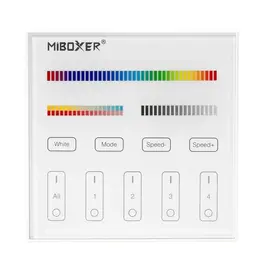 Miboxer Controlador de pared inalámbrico Miboxer T4 RGBWA 4 zonas