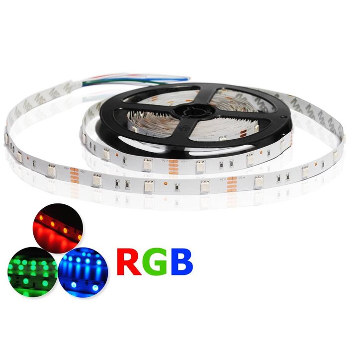 LED Strip RGB Flexible - 30 LEDs/m - per 50cm