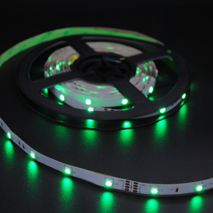 Einzelner RGB LED Streifen 30 LEDs/m - 7.2W/m - 1 Meter