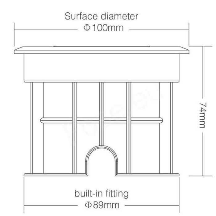 Miboxer Ground Spot 5W RGBCCT SYS-RD1 - IP68 waterproof - 24V
