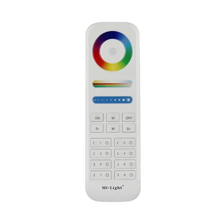 Miboxer 8 Zone RGBCCT Remote Control 2.4Ghz WiFi FUT089