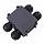 Waterdichte 4-weg-montagebox kabeldiameter 4-14mm
