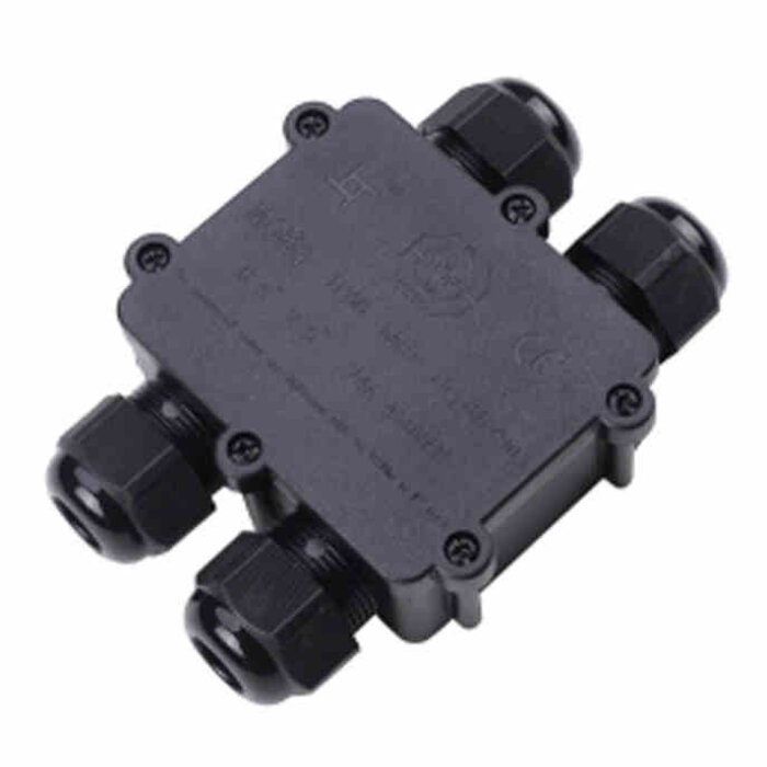 Waterproof 4-way junction box cable diameter 4-14 mm