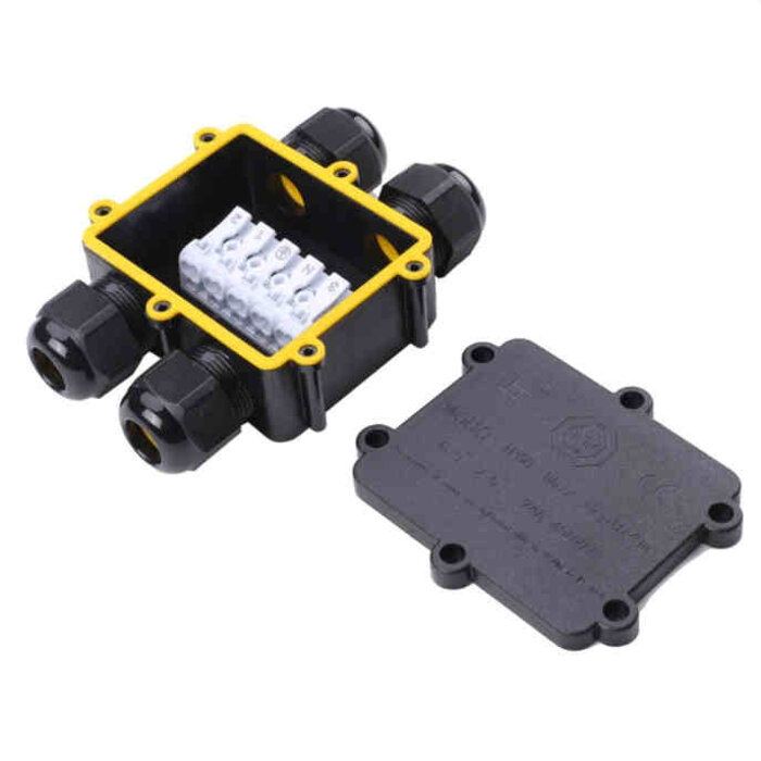 Waterproof 4-way junction box cable diameter 4-14 mm