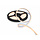 Neon Flex LED ultra sottile largo 4 mm - Bianco Caldo 3000K - 120 LED/m IP67 Impermeabile - per 50cm