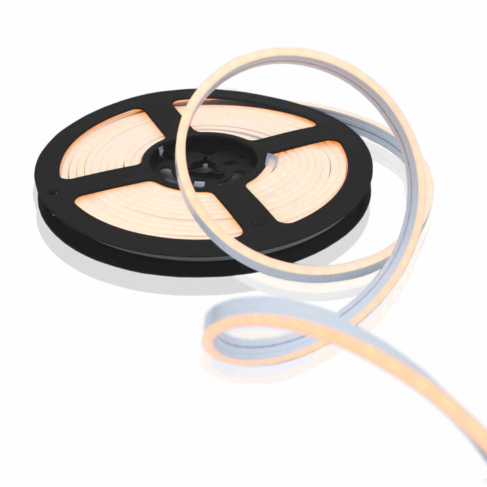 LED Neon Flex Ultra-smal 4mm breed - Warm Wit 3000K - 120 LED/m IP67 Waterdicht - per 50cm