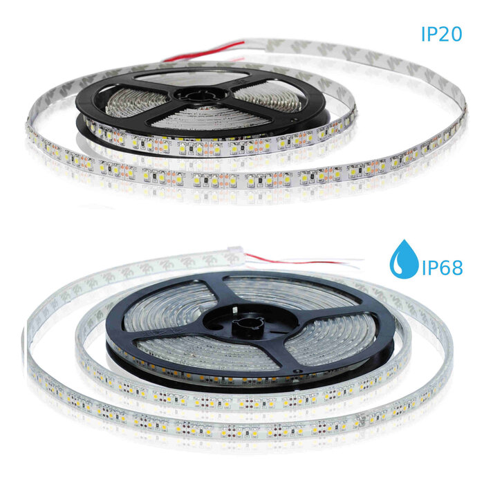 Losse Warm Witte 3000K LED Strip 120 LEDs/m – 9.6W/m - 1 meter