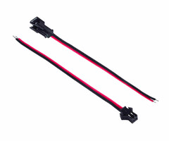 Set di connettori a 2 pin (1x maschio & 1x femmina)