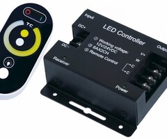 Dimmer for color temperature adjustable LED Strip